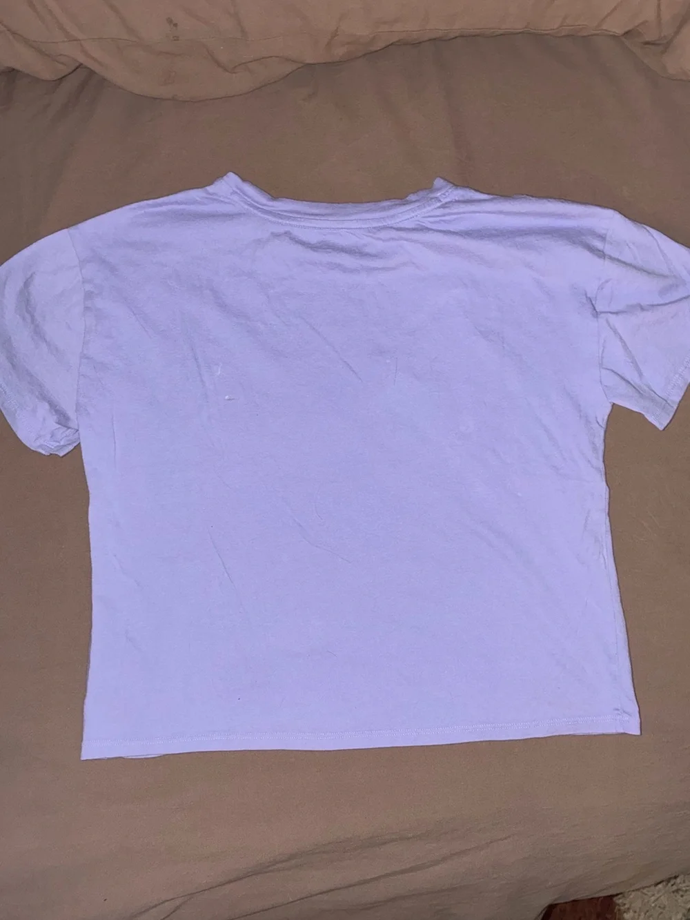 GAP Lilac Short-Sleeve Tee with Sequin Butterfly